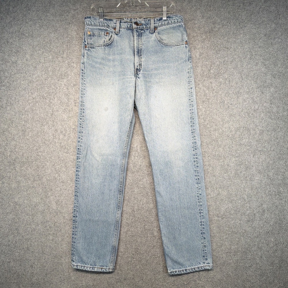 Vintage Levi's 505 Made In USA Jeans 34x32 (Fits 32x31) Straight Leg
